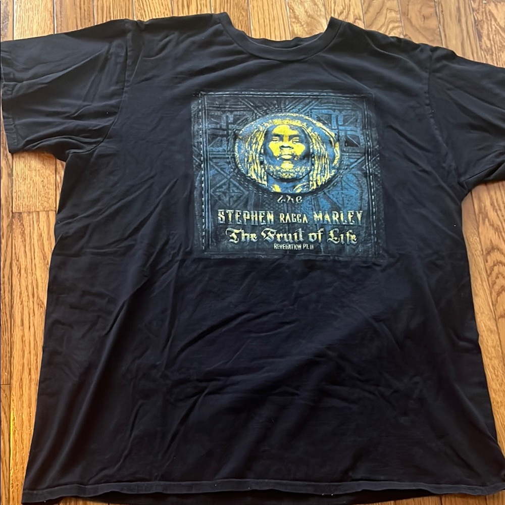 Stephen Marley‎ The Fruit of Life Revelation II Raggae Ragga Music Band Tee XL